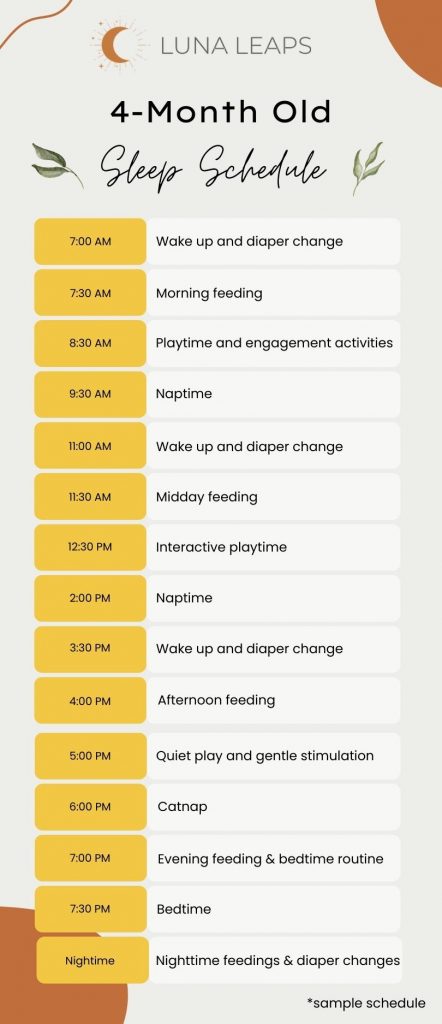 4 month old sleep schedule