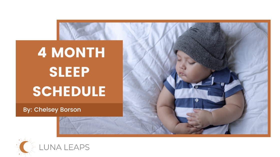 4 month old sleep schedule banner