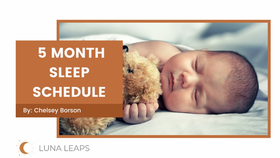 5 month old sleep schedule banner